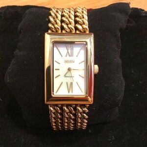 Ecclissi Rose Sterling Silver Case 3 Strand MOP Dial Women's Watch stain steel
